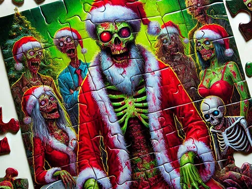 Teka-teki Natal Zombie: Kesenangan Liburan untuk Penggemar Horor cover image