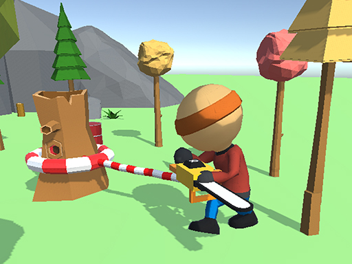 Game Pemotong Manusia Kayu