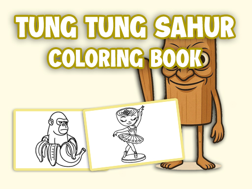Permainan Buku Mewarnai Tung Tung Sahur