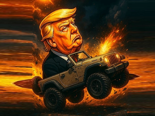 Game Tantangan Wheelie Trump