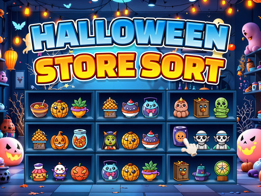 Game Sortir Toko Halloween