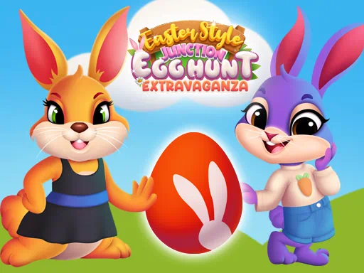 Permainan Ekstravaganza Perburuan Telur Persimpangan Gaya Paskah