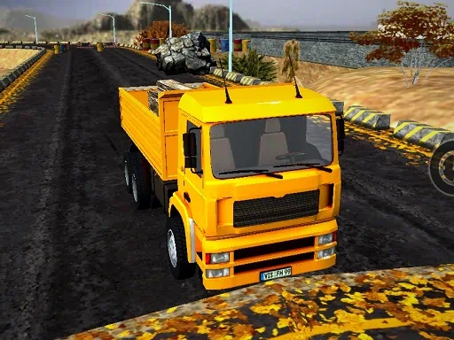 Game Simulasi Transportasi Truk Trailer Panjang gambar sampul