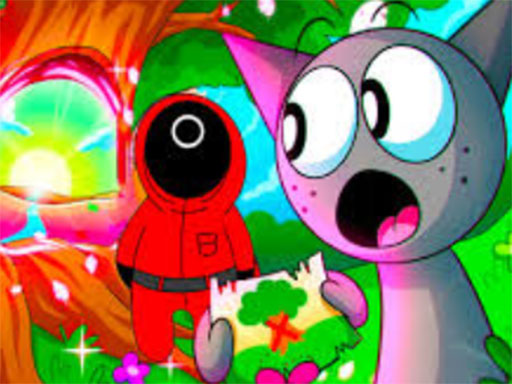 Ketika Sprunki Bertemu Squid Game