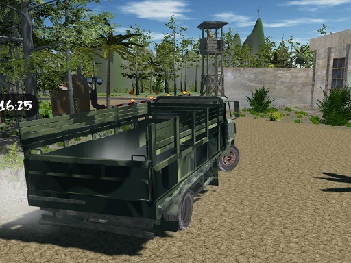 Game Mengemudi Tentara Truk Offroad