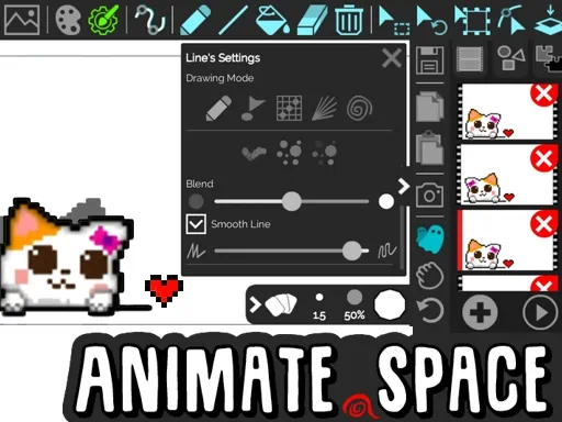 Animate.space: Buat GIF Animasi! Game gambar sampul