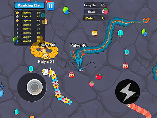 Game Duel Multipemain Ular Rakus