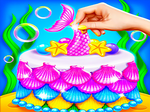 Game Pembuat Kue Glitter Putri Duyung