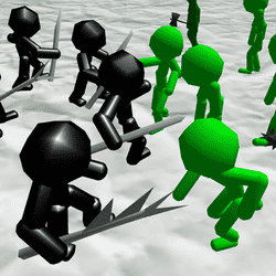 Game Zombie Stickman Simulator Pertempuran