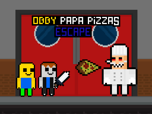 Game Melarikan Diri Pizza Papa Obby