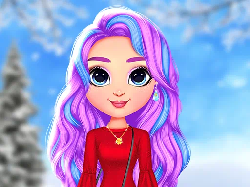 Game Pakaian Musim Dingin Sempurna untuk Gadis Pelangi