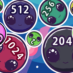 Game Alien Merge 2048