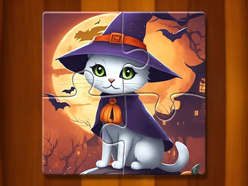 Game Teka-teki Jigsaw Halloween yang Menyeramkan gambar sampul